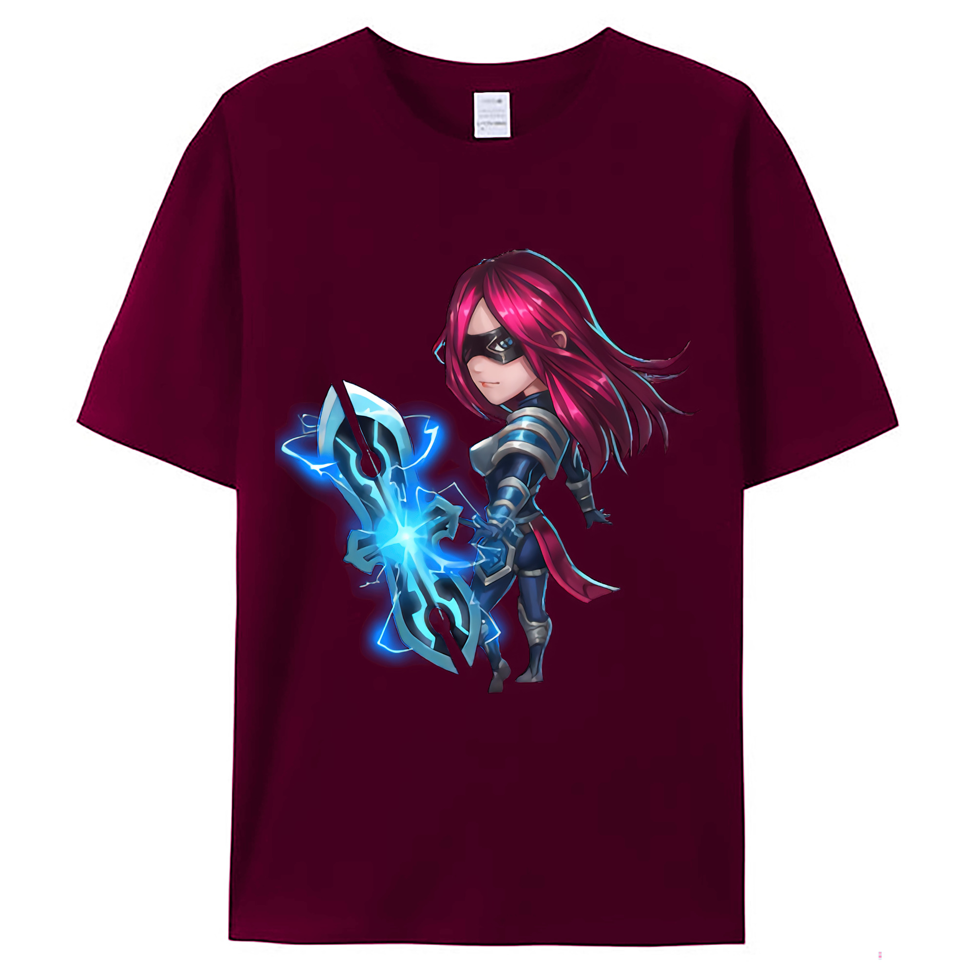 （画像用） リーグ・オブ・レジェンド League of Legends LOL レディースカジュアルプリントTシャツ（綿100％）
